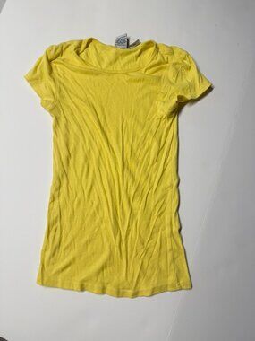Old navy yellow tiny fit small short sleeve top